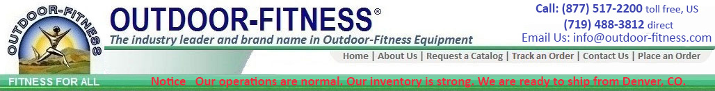 Outdoor-Fitness Equipment, The Indstry Leader and Brand Name in Outdoor Fitness Equipment